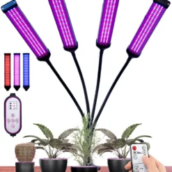 Luminairo - Groeilamp Voor Planten - LED Groeilamp - Kweeklamp Voor Planten Met Afstandsbediening - Octopus 315 LEDS - -