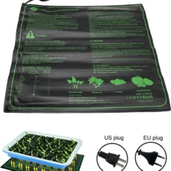 Merkloos Kweekmat - Verwarmingsmat Planten - 52 X 52 Cm - Zaden - Stekjes - Kiemen - Ook Geschikt Voor Onder Terrariums - Spat Waterdicht - 45 Watt- Zonder Regelaar -Aanbiedingen Bloeiruimte Winkel 1006x1200 2