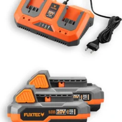 FUXTEC Grasmaaier Accu 40V (2x 20V) - Set Met Batterij (2x 2Ah) En Lader (2.4A Dubbellader) -Aanbiedingen Bloeiruimte Winkel 1022x1200