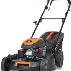 FUXTEC Grasmaaier Benzine - 51cm - 4-takt - 170cc - Zelfrijdend / Zelftrekkend /achterwielaandrijving - Mulchfunctie - Opvangbak 60L - FX-RM5170