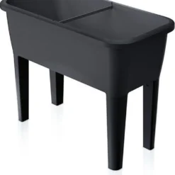 Moestuinbak Kweektafel Respana Planter High Set 77x39x82cm ANTRACIET Prosperplast -Aanbiedingen Bloeiruimte Winkel 1048x1200