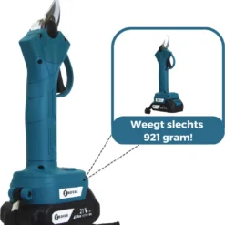 NovarGarden® Elektrische Snoeischaar NG1 - 2x Accu - Elektrisch - Takkenschaar - Op Batterij - 28mm -Aanbiedingen Bloeiruimte Winkel 1096x1200