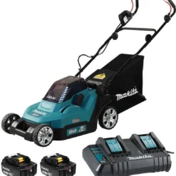 Makita Grasmaaier - DLM382CM2 - 2x18 V - 38 Cm - Incl. 4,0 Ah Accu (2 St) En Duolader -Aanbiedingen Bloeiruimte Winkel 1121x1200 1