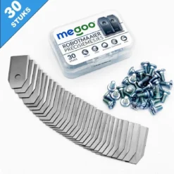Mesjes Voor Husqvarna Automower - Reservemessen Voor Gardena Robotmaaier - 30st - RVS - Plastic Box - Megoo®