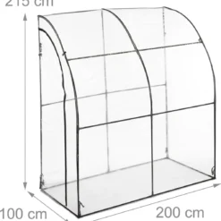 Relaxdays Kweekkas - Begaanbaar - Plantenkas - Pvc-folie - Hoog - Serre - Transparant -Aanbiedingen Bloeiruimte Winkel 1149x1200 4