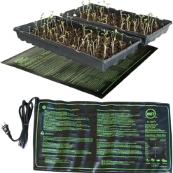 Merkloos Kweekmat - Verwarmingsmat Planten - 52 X 52 Cm - Zaden - Stekjes - Kiemen - Ook Geschikt Voor Onder Terrariums - Spat Waterdicht - 45 Watt- Zonder Regelaar -Aanbiedingen Bloeiruimte Winkel 1180x1200 1