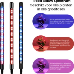 Kweeklamp Indoor - Full Spectrum Licht - Automatische Timer 3, 9 En 12 Uur - 4-Koppig - Groeilamp - Groei Van Planten - 80 LEDs - 40W -Aanbiedingen Bloeiruimte Winkel 1180x1200
