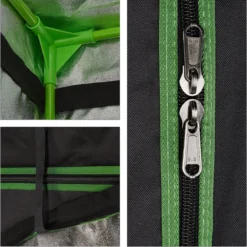 Relaxdays Growtent Binnen - Kweektent In Huis - Growbox - Planten Kweken - Groen/zwart - 40 X 40 X 120 Cm -Aanbiedingen Bloeiruimte Winkel 1198x1200 5