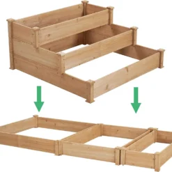 Houten Plantenbed Verhoogd - 120x120x56cm - Kweekbak - Kweektafel Op Poten - Moestuinbak - Moestuintafel - Kruidentafel - Moestuin - Kruidenbak - Groente Tafel Hout -Aanbiedingen Bloeiruimte Winkel 1200x1016 2