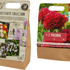 Bloembollen | 50 Stuks - Mix & 2 Stuks Pioenroos Bloembollen | Diverse Varianten