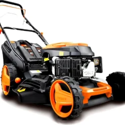 FUXTEC Grasmaaier Benzine - 46cm - Zelfrijdend / Zelftrekkend / Achterwielaandrijving - Mulchfunctie - Opvangbak 50L - FX-RM4646 -Aanbiedingen Bloeiruimte Winkel 1200x1022