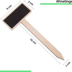 20 Luxe Moestuin Bordjes - Plantenlabels - Plantenstekers - Plantstekers - Moestuinbordjes - Steeketiketten Tuin - Plantenetiket - Plantlabel - Plantlabels - Krijtbordjes -Aanbiedingen Bloeiruimte Winkel 1200x1043
