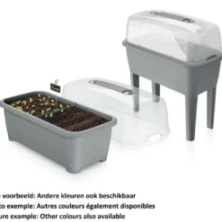 Moestuinbak Kweektafel Respana Planter High Set 77x39x82cm ANTRACIET Prosperplast -Aanbiedingen Bloeiruimte Winkel 1200x1070