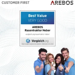 AREBOS Zitmaaierkrik Zitmaaier Kriksysteem Krik Hijstoestel Reinigingshulp 400kg -Aanbiedingen Bloeiruimte Winkel 1200x1135 1