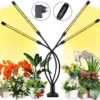 A Sunny Day Kweeklamp LED Warm Wit Licht Inclusief USB Voeding En Tafelclip - Groeilamp Voor De Bloei Van Planten - Zonlicht Lamp - Grow Light - 40 Watt - Automatisch Timer Voor 3-9-12 Uur