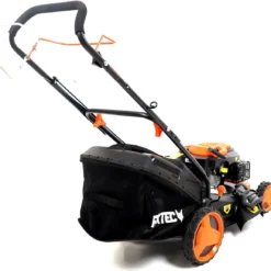 FUXTEC Grasmaaier Benzine - 46cm - Zelfrijdend / Zelftrekkend / Achterwielaandrijving - Mulchfunctie - Opvangbak 50L - FX-RM4646 -Aanbiedingen Bloeiruimte Winkel 1200x1156 3