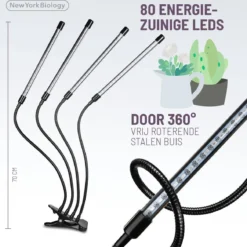 New York Biology™ - Kweeklamp LED Full Spectrum | Groeilamp Voor Planten | 40 Watt | Automatisch Timer Voor 3-9-12 Uur Voor Beste Resultaat -Aanbiedingen Bloeiruimte Winkel 1200x1167 2