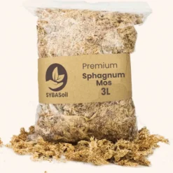 SYBASoil Sphagnum Mos 3L - 5-15cm - Hydrocultuur Groeimedium - Lokaal Geoogst
