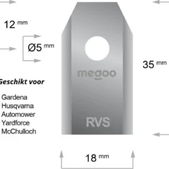 Mesjes Voor Gardena Robotmaaier - Husqvarna Automower - 30st - RVS Coated - Plastic Box + CONNECTOR -Aanbiedingen Bloeiruimte Winkel 1200x1170 2