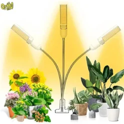 Ortho® - LED Groeilamp - Wit Licht - Bloeilamp - Kweeklamp - Full Spectrum - Grow Light - Groei Lamp (met 3 Lampen) Met Flexibele Lamphouder - Hoge Lichtintensiteit - Klem Spotje - 3x -Aanbiedingen Bloeiruimte Winkel 1200x1182