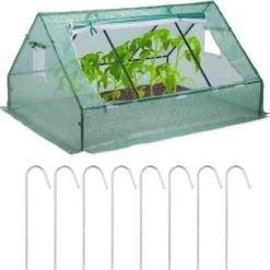 Relaxdays Kweekkas - 110 X 180 X 150 Cm - Foliekas - Uv-bestendig - Laag - Tuinkas - Groen -Aanbiedingen Bloeiruimte Winkel 1200x1188 2