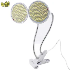 Ortho® - WW 200 LED Warm Wit Groeilamp - Bloeilamp - Kweeklamp - Grow Light - Groei Lamp (met 2 Upgraded 200 LED Warm Wit Lampen) - 2 Flexibele Lamphouders - Spotje Met Klem - 2x -Aanbiedingen Bloeiruimte Winkel 1200x1191 1