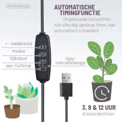 New York Biology™ - Kweeklamp LED Full Spectrum | Groeilamp Voor Planten | 40 Watt | Automatisch Timer Voor 3-9-12 Uur Voor Beste Resultaat -Aanbiedingen Bloeiruimte Winkel 1200x1200 232