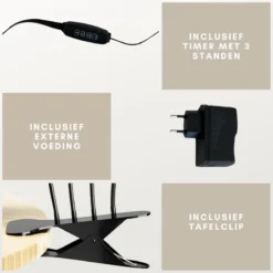 A Sunny Day Kweeklamp LED Warm Wit Licht Inclusief USB Voeding En Tafelclip - Groeilamp Voor De Bloei Van Planten - Zonlicht Lamp - Grow Light - 40 Watt - Automatisch Timer Voor 3-9-12 Uur -Aanbiedingen Bloeiruimte Winkel 1200x1200 239