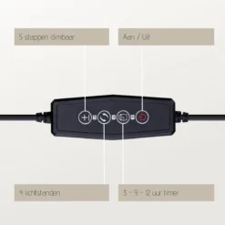 A Sunny Day Kweeklamp LED Warm Wit Licht Inclusief USB Voeding En Tafelclip - Groeilamp Voor De Bloei Van Planten - Zonlicht Lamp - Grow Light - 40 Watt - Automatisch Timer Voor 3-9-12 Uur -Aanbiedingen Bloeiruimte Winkel 1200x1200 240