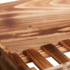 Relaxdays Moestuinbak Gevlamd Hout - Kruidentuin - Moestuintafel - Kweektafel Op Poten -Aanbiedingen Bloeiruimte Winkel 1200x1200 320