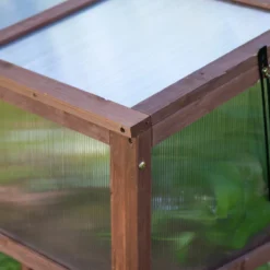 Outsunny Verhoogd Frame Van Hout Koude Kas Kruidenbed Voor Tuin Balkon Bruin Hout Pc-plaat 845-472 -Aanbiedingen Bloeiruimte Winkel 1200x1200 325