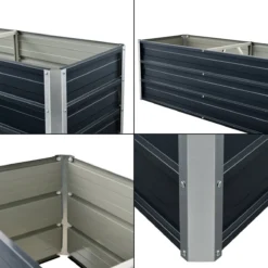 Moestuinbak Nijmegen Staal 240x47x40 Cm Antracietgrijs -Aanbiedingen Bloeiruimte Winkel 1200x1200 330