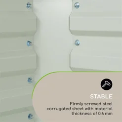 Blumfeldt High Grow Straight Kweekbak - Kweektafel - Moestuinbak 180 X 90 Cm - Werkhoogte 60 Cm - Inhoud 970 L - Staal - Zilver -Aanbiedingen Bloeiruimte Winkel 1200x1200 347