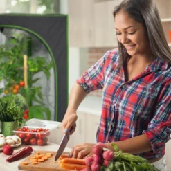 Relaxdays Growtent Binnen - Kweektent In Huis - Growbox - Planten Kweken - Groen/zwart - 40 X 40 X 120 Cm -Aanbiedingen Bloeiruimte Winkel 1200x1200 395