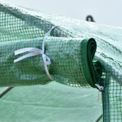 OUTSUNNY Tunnelkas 300x600 Gegalvaniseerde Metalen Buizen, Kweekkas, Hobbykas, Serre -Aanbiedingen Bloeiruimte Winkel 1200x1200 419