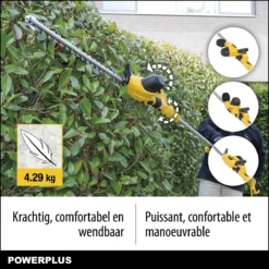 Powerplus POWXG2043 Elektrische Heggenschaar - 750W - Snoeien En Knippen - Zwaardlengte 570mm - Mesafstand 24mm - Telescopisch - Draaibaar Handvat - Haagschaar Voor Tuinonderhoud -Aanbiedingen Bloeiruimte Winkel 1200x1200 463