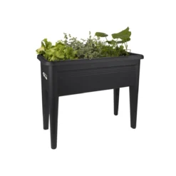 Elho Green Basics Kweektafel Xxl 75 - Plantenbak Voor Buitenkweken En Oogsten - Ø 75.5 X H 65.1 Cm - Zwart/Living Black -Aanbiedingen Bloeiruimte Winkel 1200x1200 5