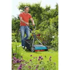 GARDENA - Kooimesmaaier 400C - Grasmaaier - Maaibreedte 40 Cm - Gazons Tot Ca. 250 M² -Aanbiedingen Bloeiruimte Winkel 1200x1200 613