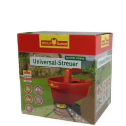 WOLF-Garten Universele Handstrooier WE-B - Strooibreedte Instelbaar 0.5 M-2.5m - Batterij Aandrijving - Inhoud 3 Liter -Aanbiedingen Bloeiruimte Winkel 1200x1200 623