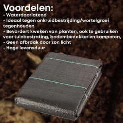 YUGN 21 M2 Anti Worteldoek Duurzaam Gronddoek En Bodembedekker 4.2 Bij 5 Meter - Ideale Onkruidbestrijding - Tevens Wortelbegrenzer En Tuinbestrating En Grondzeil - 4.2x5 Meter - Cadeau Tip -Aanbiedingen Bloeiruimte Winkel 1200x1200 67