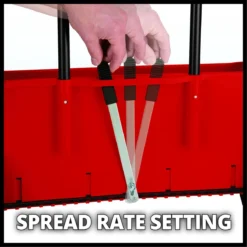 Einhell Strooiwagen GC-SR 12 (12 L - 45 Cm Strooibreedte - Dubbele Duwstang - Kliksluiting Aan Beide Zijden - Verstelhendel - Corrosiebestendige Rol - Behuizing Van Breukvast Kunststof) -Aanbiedingen Bloeiruimte Winkel 1200x1200 701