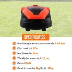 Zoef Robot Robotmaaier Betsie Met APP <1400 M2 19 Zoef Robot Robotmaaier Betsie Met APP <1400 M2 -Aanbiedingen Bloeiruimte Winkel 1200x1200 720
