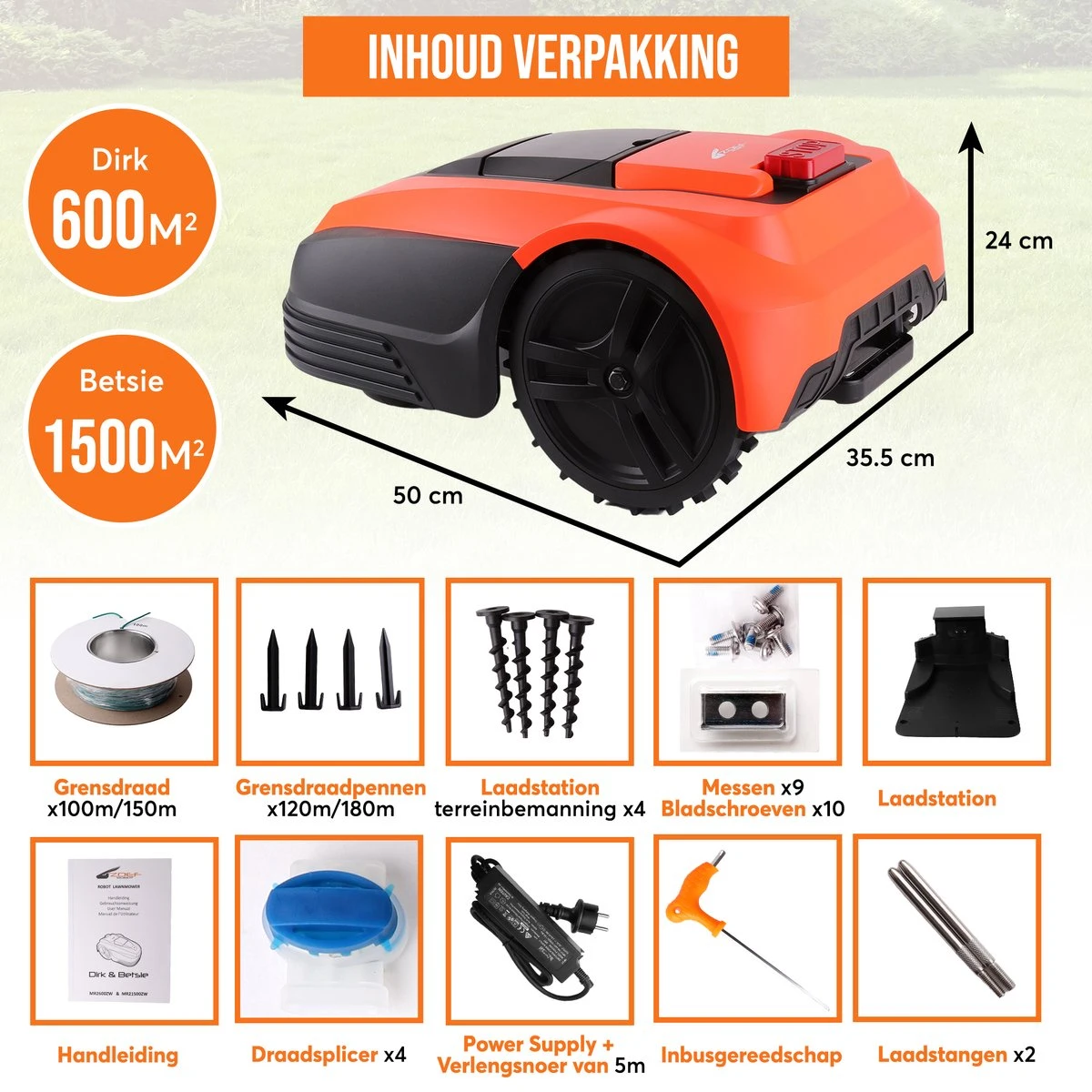 Zoef Robot Robotmaaier Betsie Met APP <1400 M2 10 Zoef Robot Robotmaaier Betsie Met APP <1400 M2 - Afbeelding 10