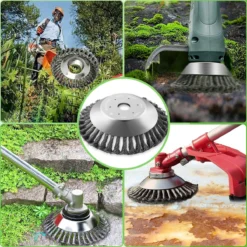 Merkloos SlimShop Onkruidborstel - Bosmaaier Grastrimmer - Onkruid - Onkruidkrabber - Voegenborstel - Onkruidverwijderaar - Max 10.000 Toerental P/m - 20CM -Aanbiedingen Bloeiruimte Winkel 1200x1200 780