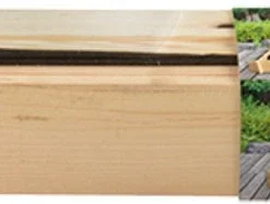 Merkloos Vierkante Meter Tuin - Hout - Inclusief Worteldoek - 9 Vakken - Moestuin - 100x100x20 Cm -Aanbiedingen Bloeiruimte Winkel 1200x187