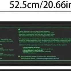 Kweekmat - Verwarmingsmat Planten - 10 X 52,5 Cm- Zaden - Stekjes - Kiemen - Ook Geschikt Voor Onder Terrariums - Spat Waterdicht - 7 Watt -Aanbiedingen Bloeiruimte Winkel 1200x366