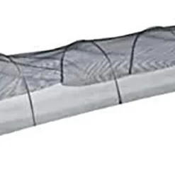 Merkloos Kweektunnel Met Zwart Gaasnet - 300x45x45 Cm -Aanbiedingen Bloeiruimte Winkel 1200x408