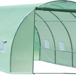 OUTSUNNY Tunnelkas 300x600 Gegalvaniseerde Metalen Buizen, Kweekkas, Hobbykas, Serre -Aanbiedingen Bloeiruimte Winkel 1200x577