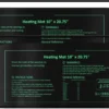 2x Verwarmingsmat Planten | Warmtemat 25,5x52,5 Cm Plant - Kweekmat - Propagator - Kweektent - Zaden - Stekjes - Kiemen - Ook Geschikt Voor Onder Terrariums - Spat Waterdicht