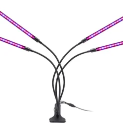 Kweeklamp Indoor - Full Spectrum Licht - Automatische Timer 3, 9 En 12 Uur - 4-Koppig - Groeilamp - Groei Van Planten - 80 LEDs - 40W -Aanbiedingen Bloeiruimte Winkel 1200x774